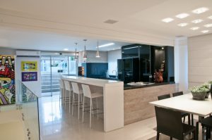 cozinha gourmet com churrasqueira