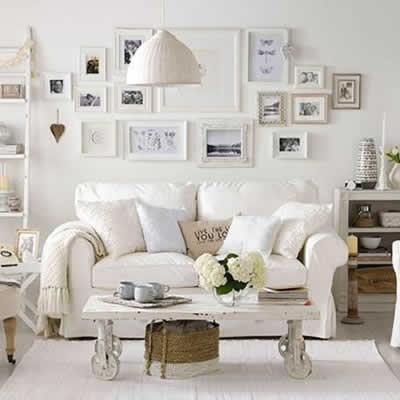 Decorar com branco - Branco total