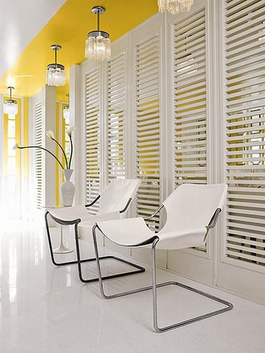 Decorar com branco - branco com amarelo