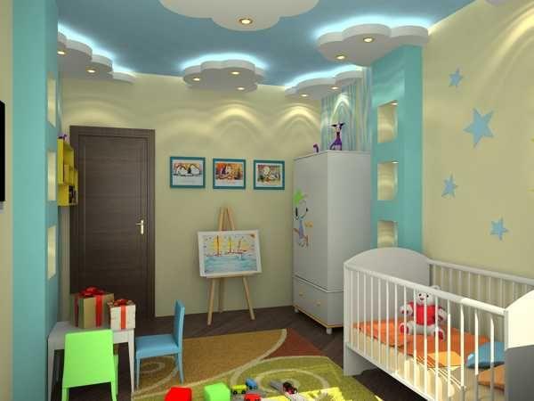 Esse recurso funciona bastante em quartos de crianças onde a pintura do teto pode complementar o tema escolhido na decoração.