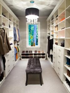 decoração de closet