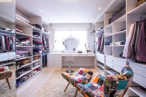 decoração de closet