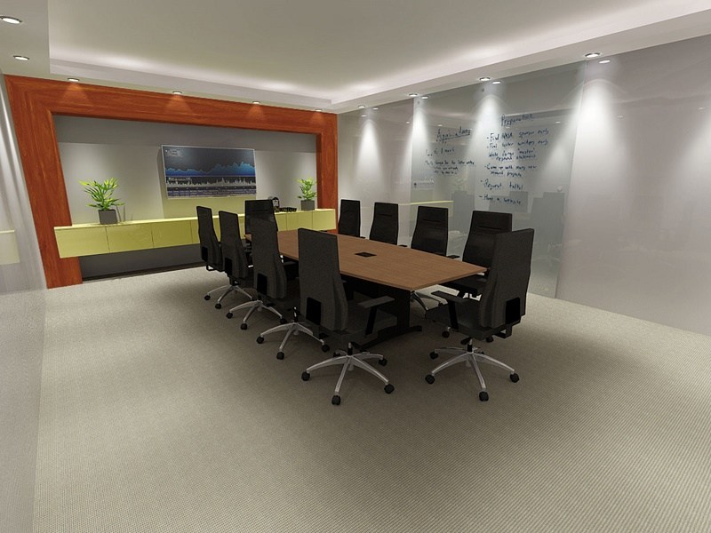 Decoração de ambientes corporativos e escritórios