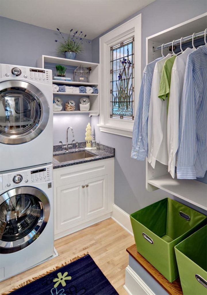 lavanderia pequena - como organizar e decorar